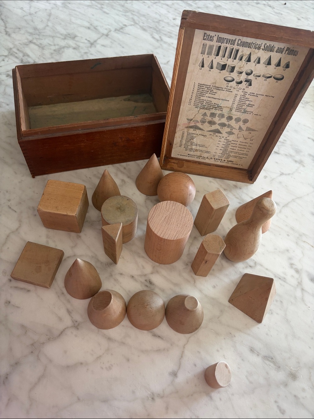Antique math set